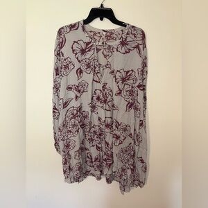 Free People Snap Out Of It Women’s Tunic Dress Size Large